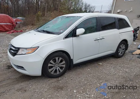 2017 Honda Odyssey Se from USA, damaged, VIN 5FNRL5H31HB024475